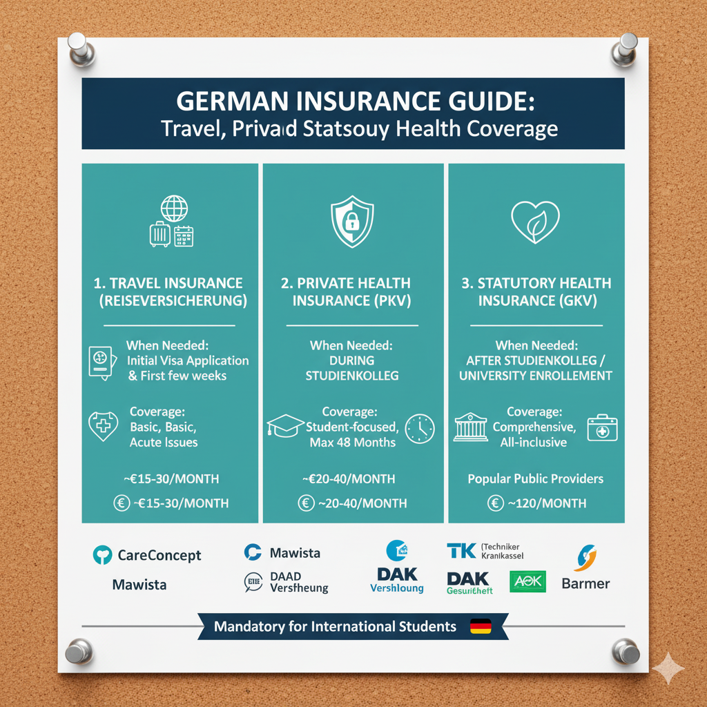 German Insurance Guide: Travel, Private, and Statutory Health Coverage