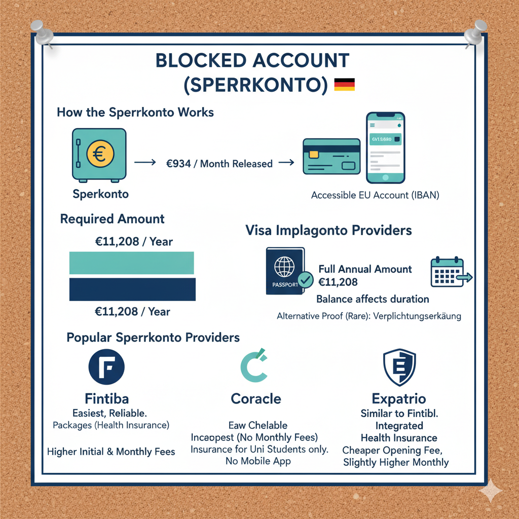 The Blocked Account (Sperrkonto) Requirement for German Visas